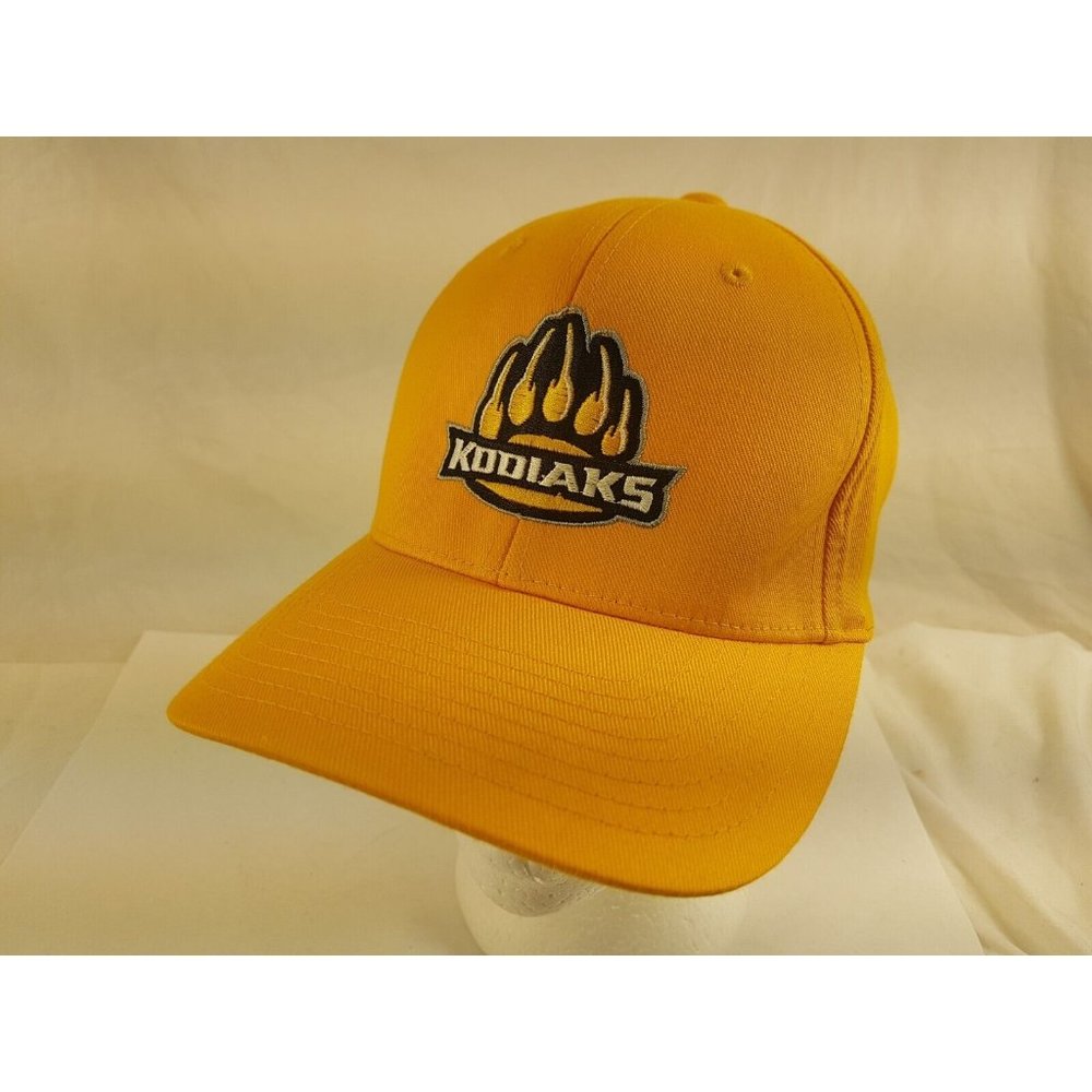 Kodiaks Football Cap Trucker Hat S - M Baseball Yellow Prince George